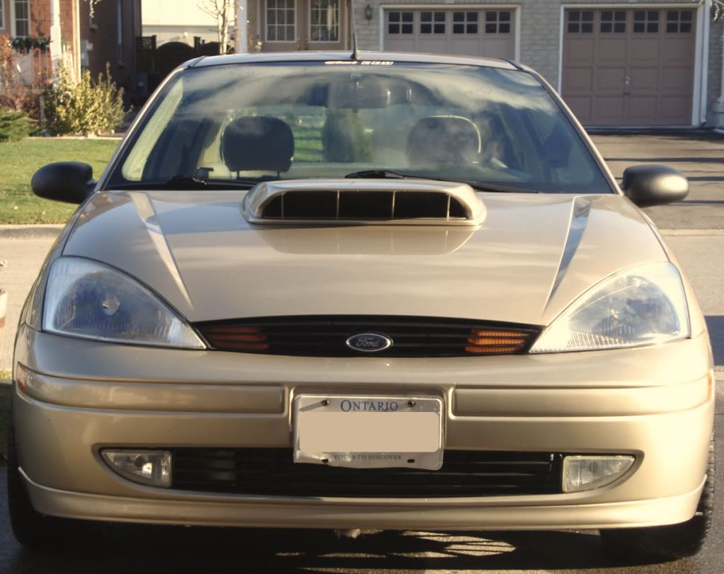 New hood scoop installed Ford Focus Forum, Ford Focus ST Forum, Ford